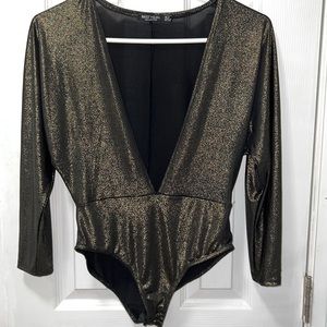 Bronze/ gold body suit
